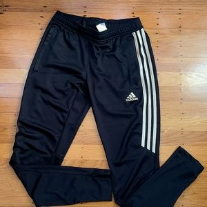 Adidas Track Pants (Gold Stripes)